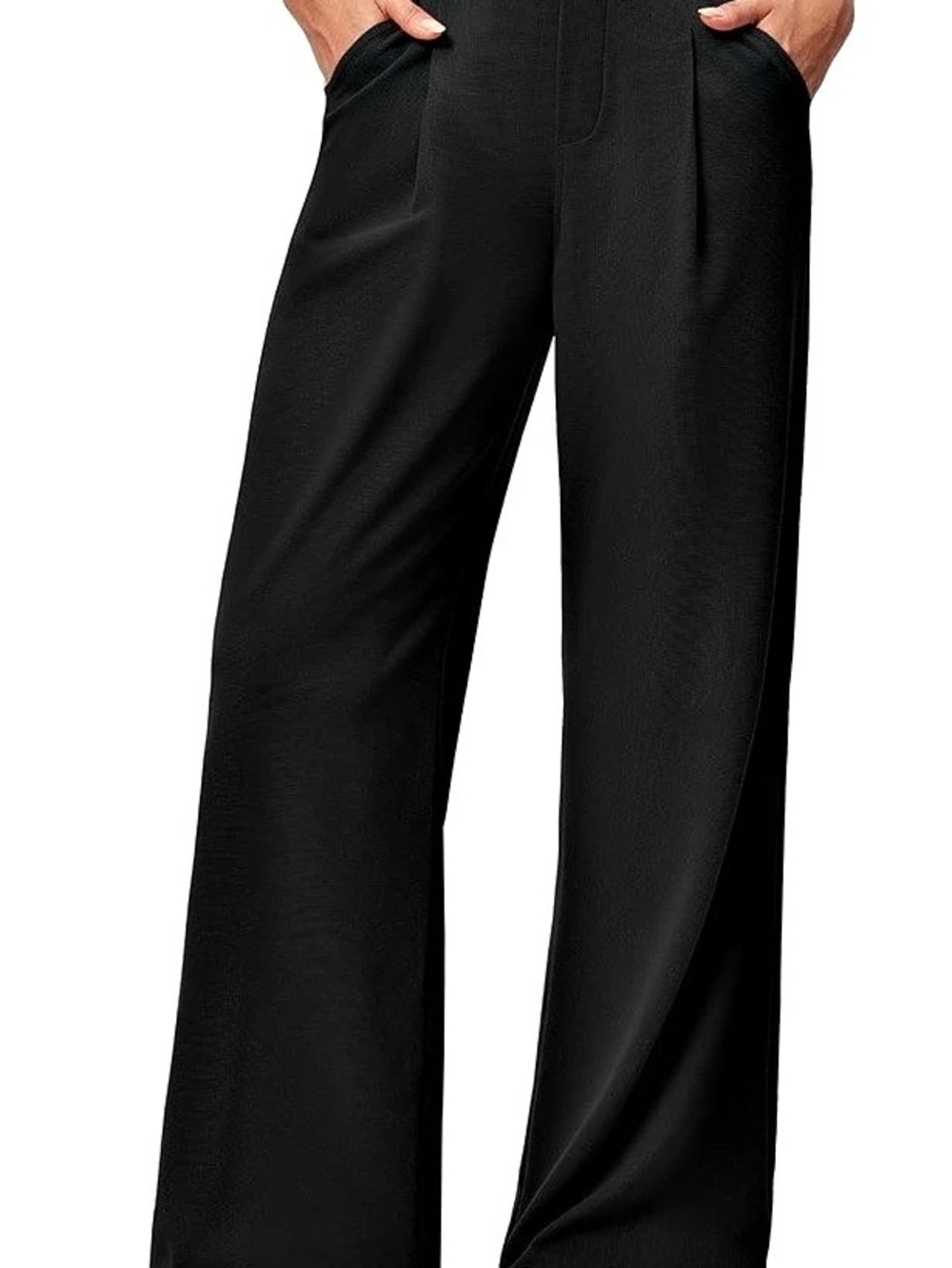 Wide Leg Pants in Black